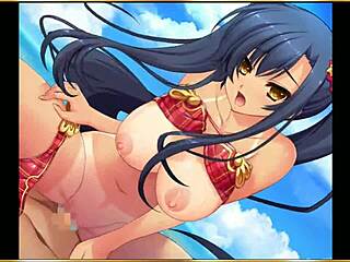 Gif from Shinrenki Musou Tenka Touitsu Guan Yu in Swimsuit 2 😊