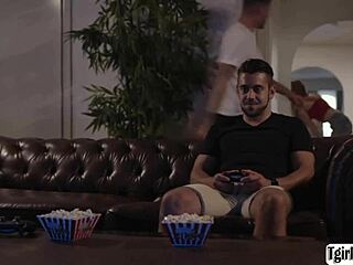 Straight Guy Fucks Transsexual Crystal Thayer's Ass