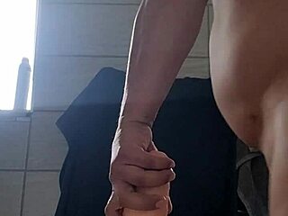 Huge Anal Dildo Stretches Tight Ass Deep