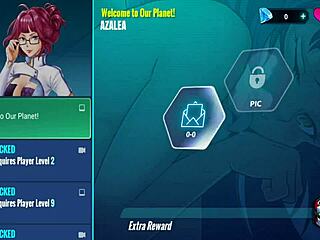 Heavy metal babes in hentai game