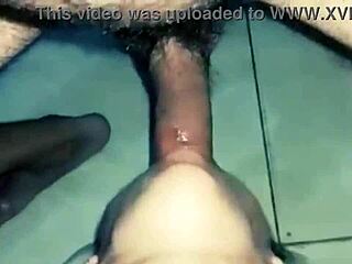 she's trying to swallow that big cock with her mouth in pov