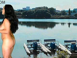 Prévia de dança pública quente nua em 4K com Agarabas e Olpr