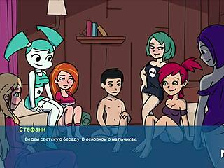 Camppinewood - Petrecere sălbatică în pijama cu acțiune anală în episodul 1-17!