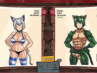 Let's play breeding farm: blonde teen 18+ blowjob on big cock?