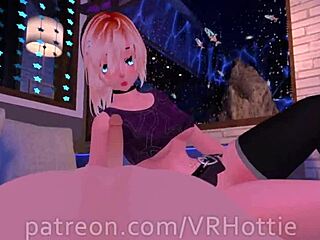 Pov blowjob leads to 69, fucking, and lap dance in vrchat erp session