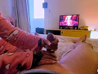 GUIDED HANDJOB for obedient teen 18+ boy by STEPSISTER with CUMSHOT