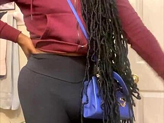 Transsexual Takes Huge Black Cock Deep In Ass