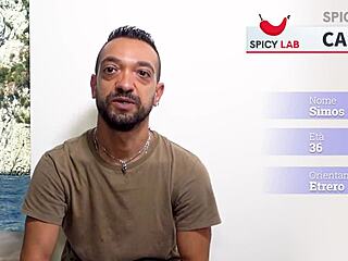 big cock man in first porn casting interview