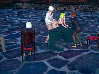 Secretary Ploughed by Boss in Front of Management Team