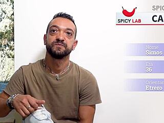 big cock man in first porn casting interview