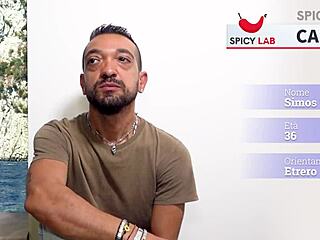 big cock man in first porn casting interview