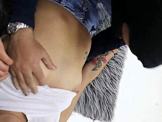 Beautiful young prostitute fucked without condom by thief