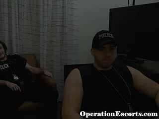 Petite Girl Deepthroats Police Officer