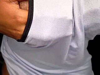 ebony girl tempts with small tits in taboo encounter