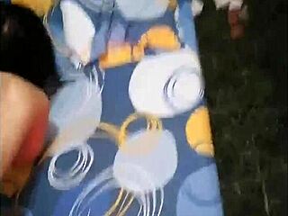 teen whore swallows delicious cum after sucking cock in reality video with latinas