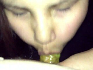 My girlfriend giving me a blowjob