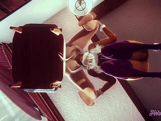 Rumi Ochako lesbian tribbing squirting