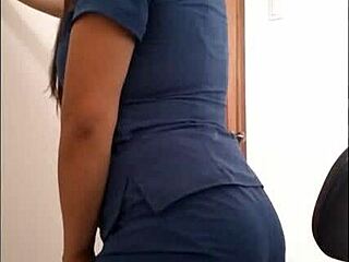 Working at the doctors office on Good Friday, getting sexy for my boss! 😈