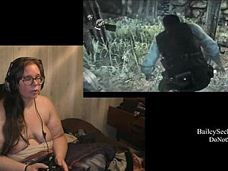 naked playthrough of evil within part 4 with piercing and tattoos