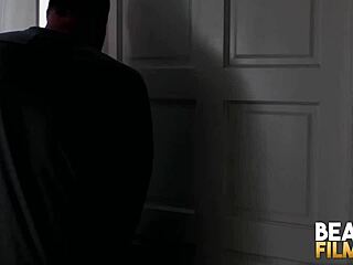 in bearfilms, hairy tony marks gets his monster cock sucked by gay alezgi cage.