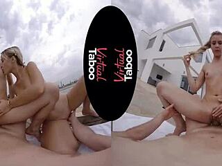 Havuzda Tabu Cowgirl Binme ve Sakso Keyfi