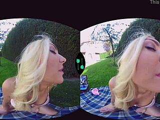 Czech blonde delivers intense POV blowjob in stunning 3D hardcore action.