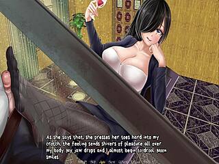 Want a footjob under the table?