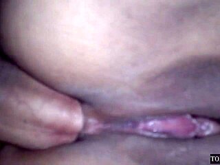 Gritona bends over for first anal with comadre, craving more homemade assfucking and cum on natural tits.