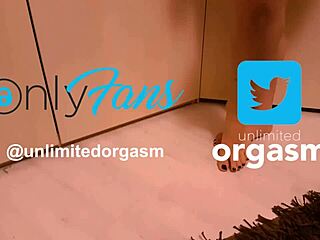 Hot teen girl cums hard using her vibrator