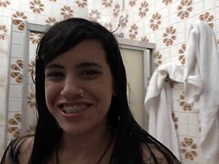 Binho Ted with Stunning Aline Rios POV