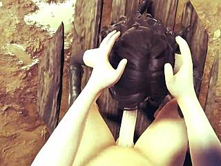 Yennefer Gives Sloppy Blowjob!