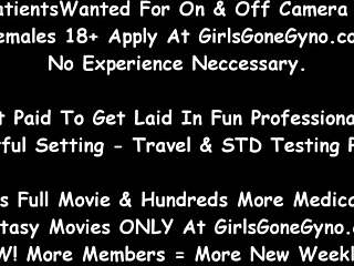 ドクター・タンパがレイ・グエンにフロリダのクリニックで初めての婦人科検査をスペキュラムで