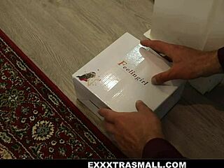 Boning petite teen Khloe Kapri with braces. Her tight frame takes it all.