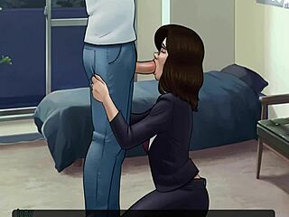 Amateur Anal Teen 18+ - Hot Milf Big Tits Blowjob As Payment Cum In Mouth