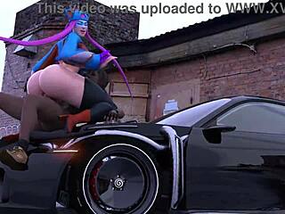 Foder Bunda Grande no Estacionamento Vira Selvagem e Sem Limites