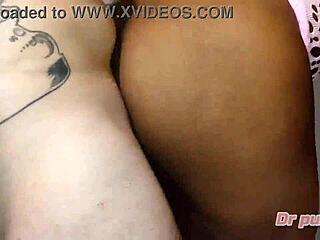 ebony client in lingerie gets fucked by seller