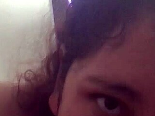 young mexican puta sucks big verga and licks huevos so good 😍