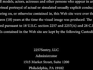 a bound participant receives a facial in a fetish scene