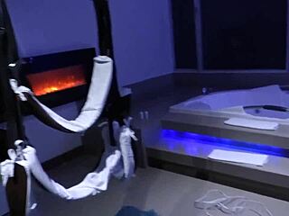 very excited 58-year-old latina shows off her big ass craving a good cock in lingerie