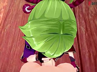 Куки Шинобу дарит офигенный футджоб в POV из Genshin Impact