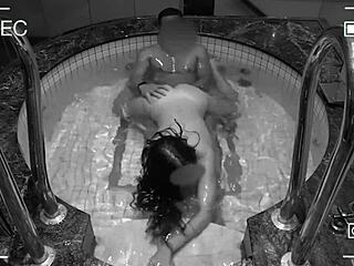 i see the cheating wife bent over in hotel jacuzzi monster cock deepthroat blowjob orgasm