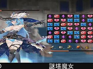 What mysteries does the tower witch hold in this hentai game?