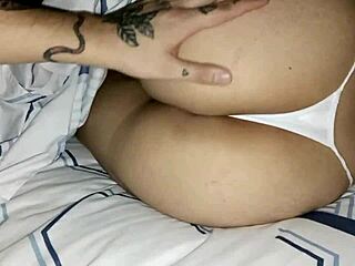 Wife says, Keys under the mat, come in and touch me while alone