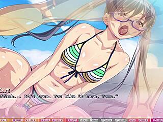 イオリがエロゲセックス＆ゲームで野外アニメアクション、セクシーヘンタイフェラ