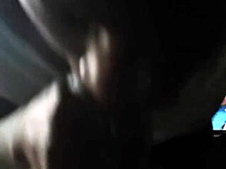 Black Ebony Babe Gives Amazing Blowjob For Cum