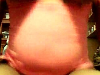 Beautiful black tits bouncing amazingly while she rides hard.