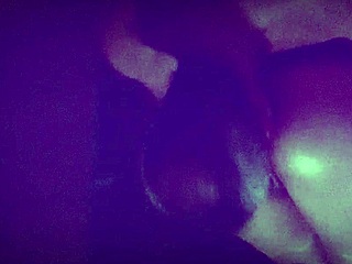 Violet Love's private tape features amateur couple in shaved pussy creampie sex