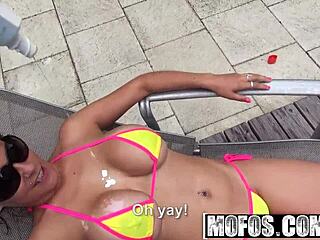 Mischel Lee Busty Slut Tries Anal in POV Scene!