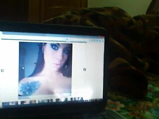 My hot cum dripping over beautiful Eva's face