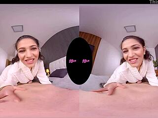 thick juicy teen ava black gets hardcore vr blowjob!